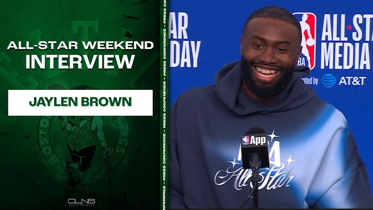 Jaylen Brown on Jayson Tatum's Recovery, Celtics Impressive Season | NBA All-Star Weekend