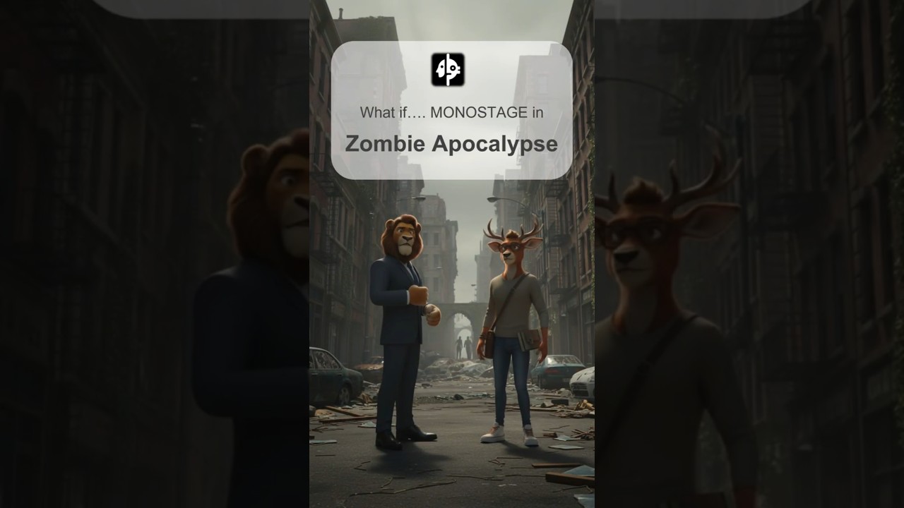 What if... MONOSTAGE in Zombie Apocalypse #whatif #zombie #conceptart