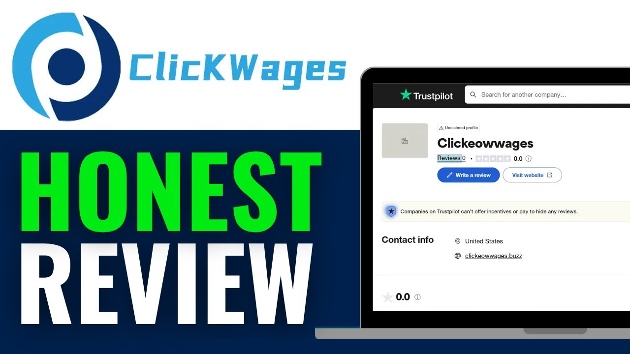 Click Wages Review (2025) &ndash; Is It Legit or a Scam? Honest Breakdown