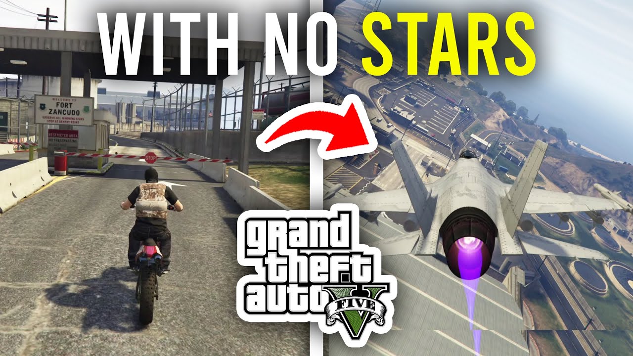 How To Get Into The Military Base With No Stars In GTA 5 - Full Guide