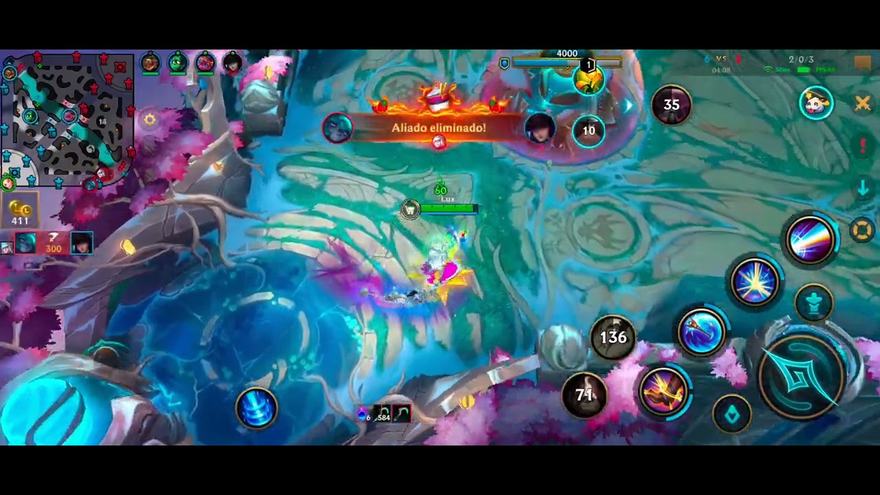 Testando a nova skin da Lux! Skin do Azar? 