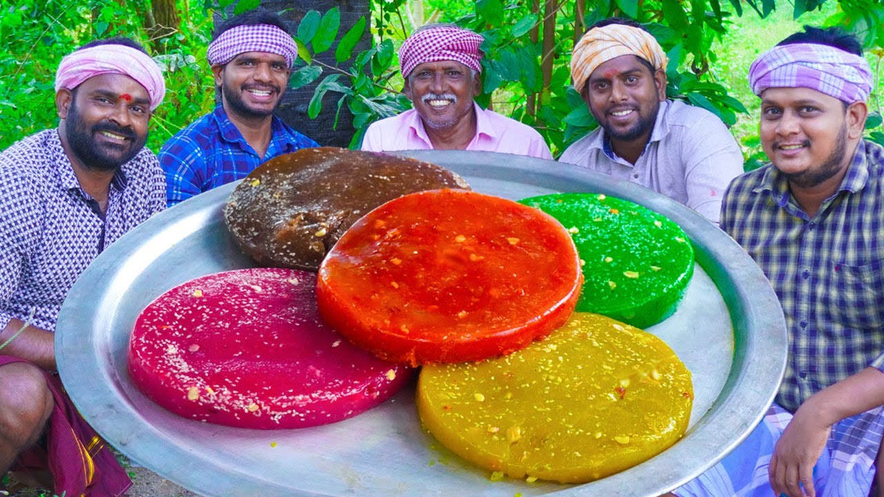 Halwa Sweet Recipe | Bombay Halwa Recipe in Tamil | Corn Flour Halwa in Tamil | Bombay Karachi Halwa