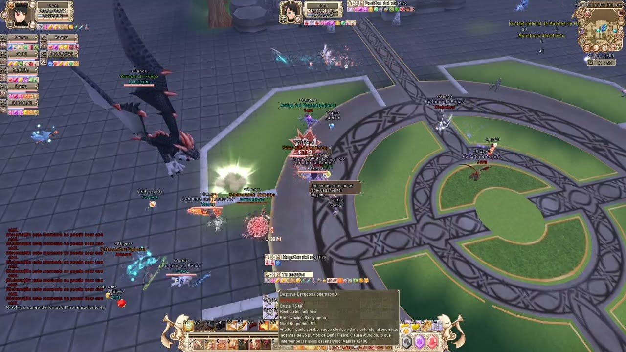 Grand Fantasia Classic. Club de lucha. Paladin.