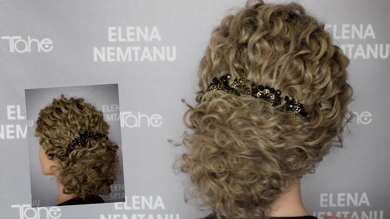 COMO HACER UN RECOGIDO EN UN CABELLO RIZADO/PASO A PASO/#YOMEQUEDOENCASA DIA 3 #DEBALCONABALCON