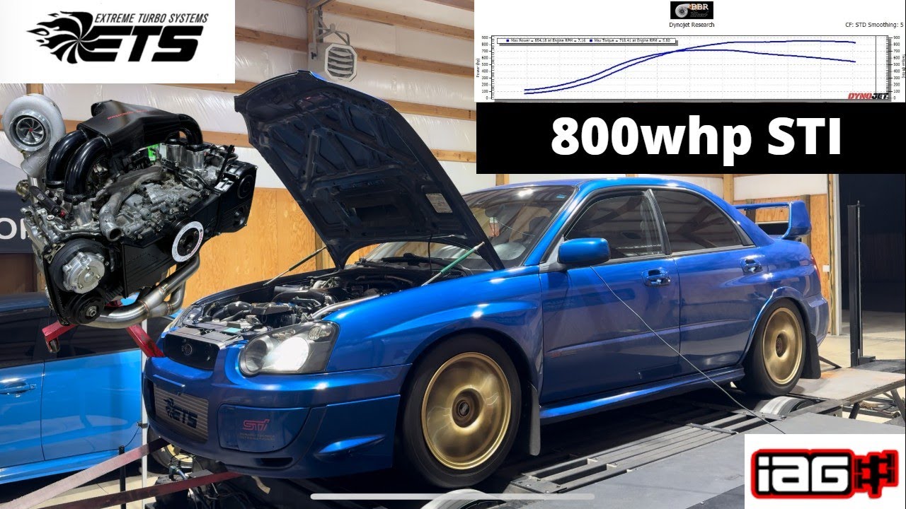 Реконструкция STI 2005 года выдает невероятную мощность!