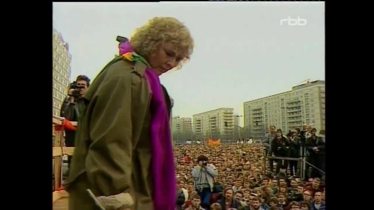 Demo Alex 04.11.1989 19 Anne Katrin Bürger - Lied an Stalin -