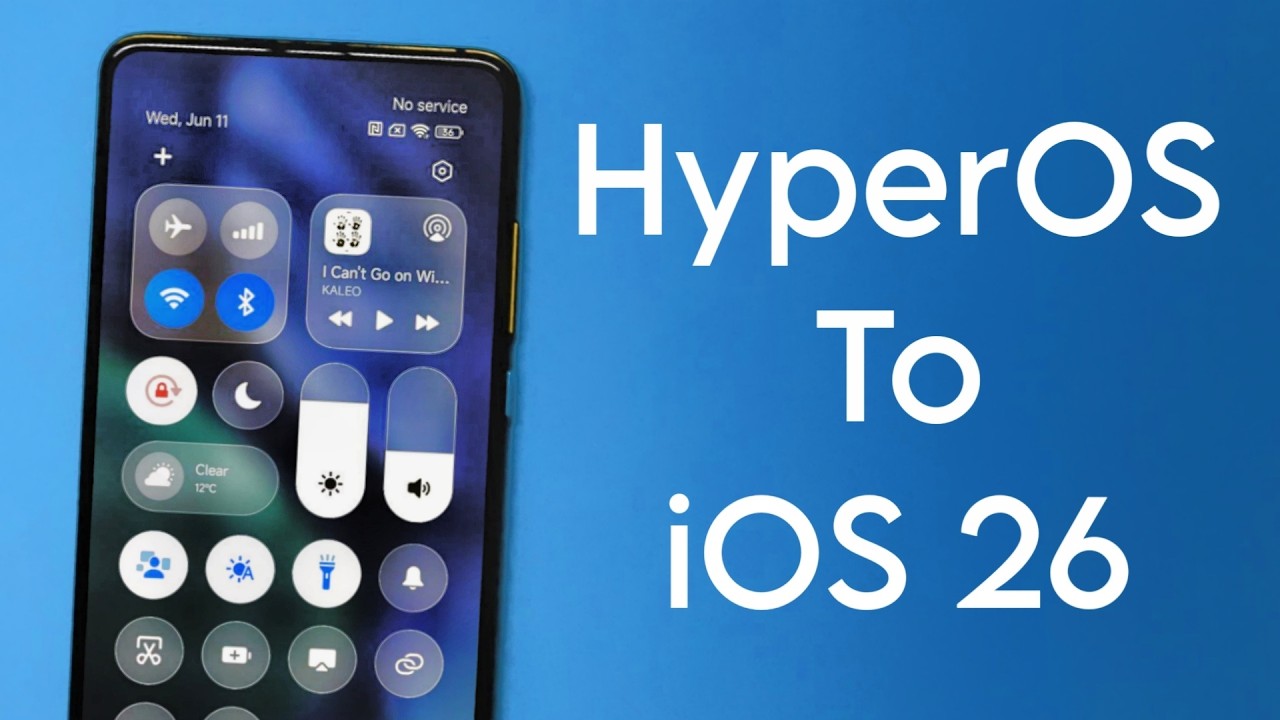 How to Get iOS 26 Control Centre on HyperOS 2