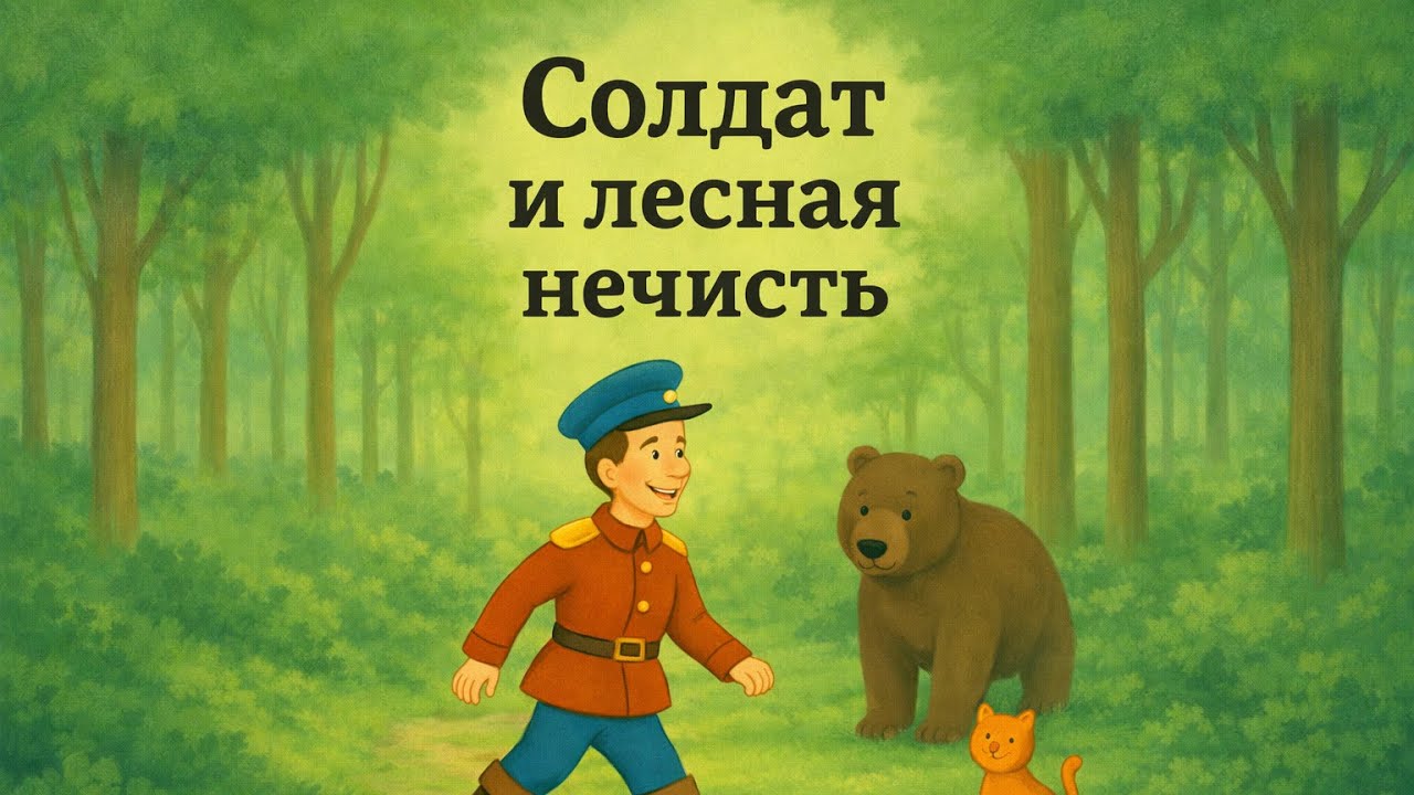 Солдат и лесная нечисть | Сказки на русском | Аудиосказки для детей | Kazkify