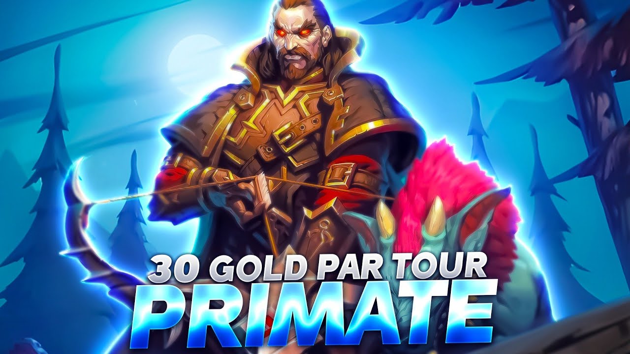 30 GOLD PAR TOUR AVEC LE PRIMATE | Maverick Hearthstone Battlegrounds