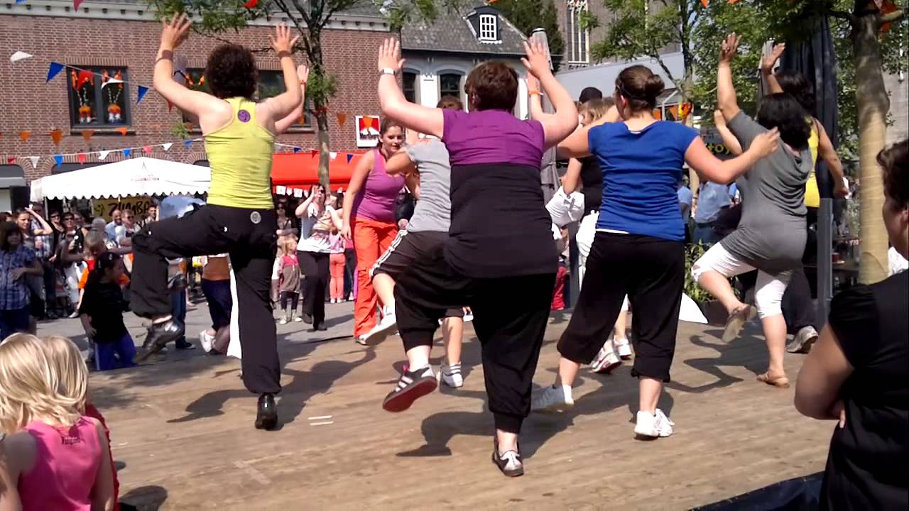 Zumba dance at Venray, Netherlands