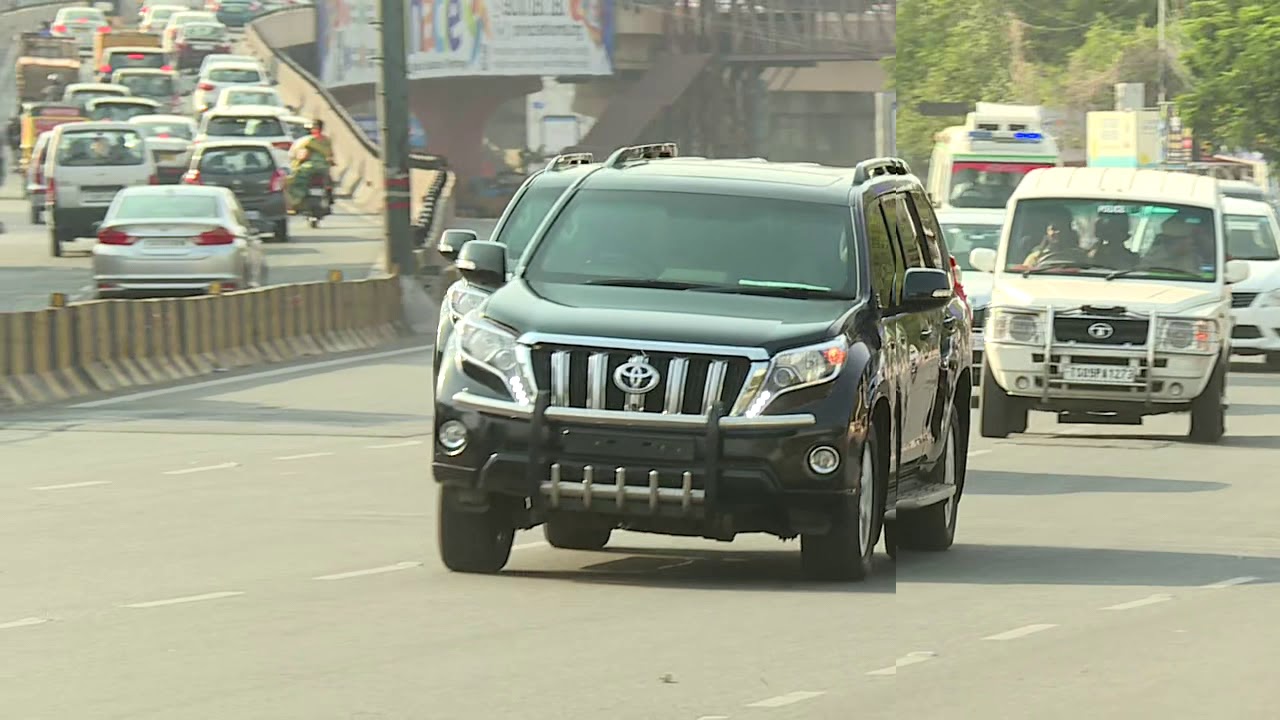 AP CM YS Jagan convoy visuals from Begumpet Airport to Raj Bhavan - 25th May 2019