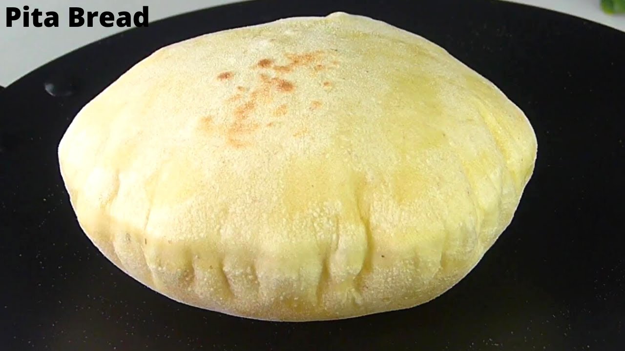 Homemade Pita Bread Recipe without yeast by Tiffin Box | Soft Pita Bread