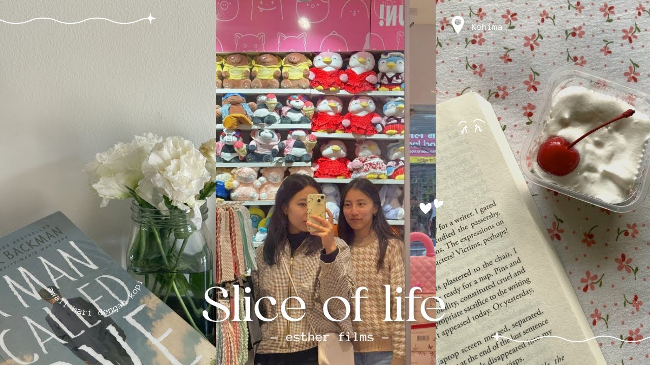 Slow Living Diaries in Kohima 🌷Café, Books & Soft Quiet Moments ♡ 𐙚