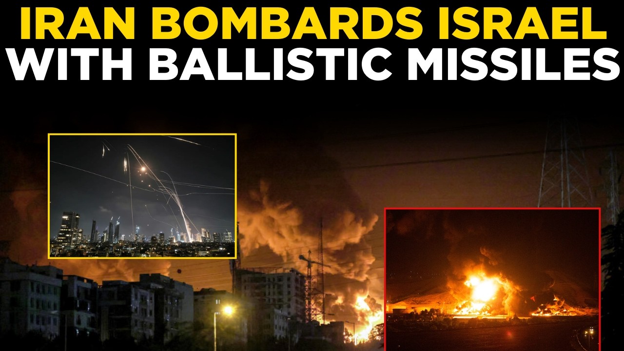 LIVE: Iran Hits Israel: Ballistic Missiles FIRED, Sirens In Tel Aviv & Israeli Occupied Territories