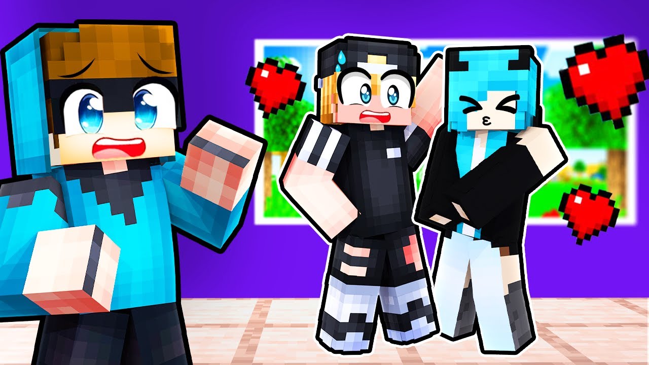 ÜVEY KIZ KARDEŞİMİ SEVGİLİSİ ÖPTÜ 😍💋 -Minecraft