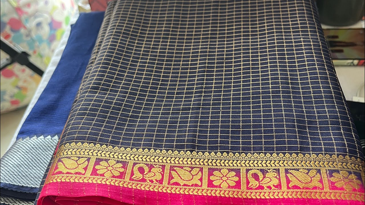 Mangalagiri & Mysore crape sarees 💙WhatsApp 8555080343 #trendycollectionbyradhika