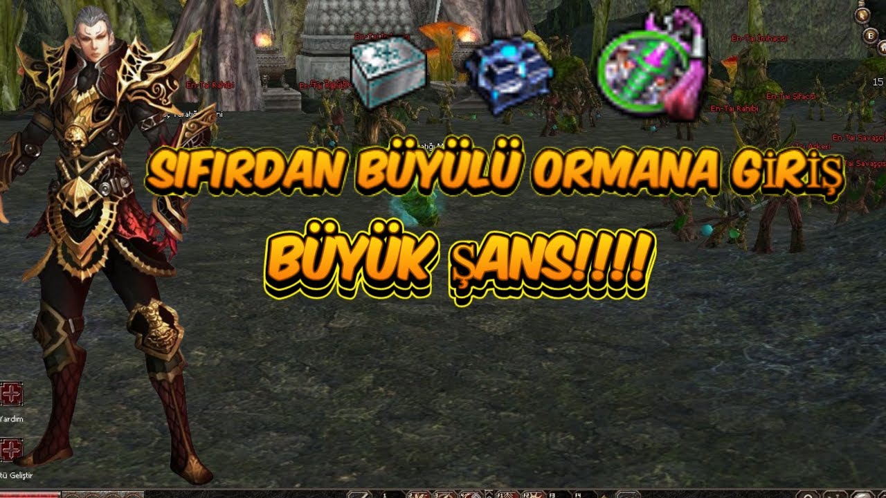 SIFIRDAN SERİDE BÜYÜK ŞANS!! BÜYÜLÜ ORMANA GİRİYORUZ!! METİN2 SAFİR BÖLÜM 9