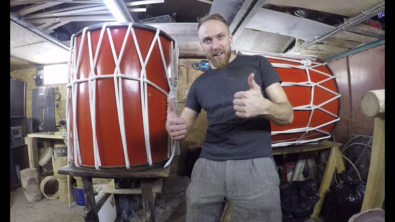 Making Two Giant TAIKO drums | Banbu