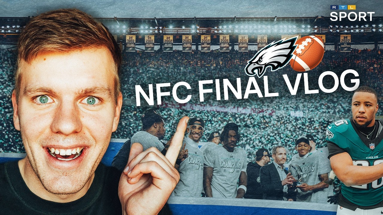 NFL STADION VLOG 🏈🏟 | Championship Game in Philadelphia | Commanders @ Eagles | RTL Sport