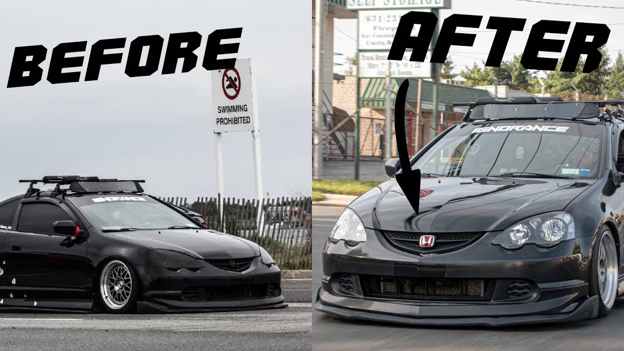 DC5 RSX FRONT HONDA EMBLEM INSTALL - DIY