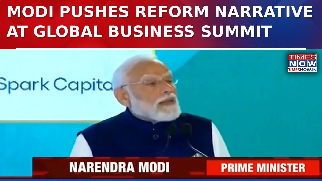 PM Modi At Times Global Business Summit Highlights Reform Push, Trade Deals & Economic Vision