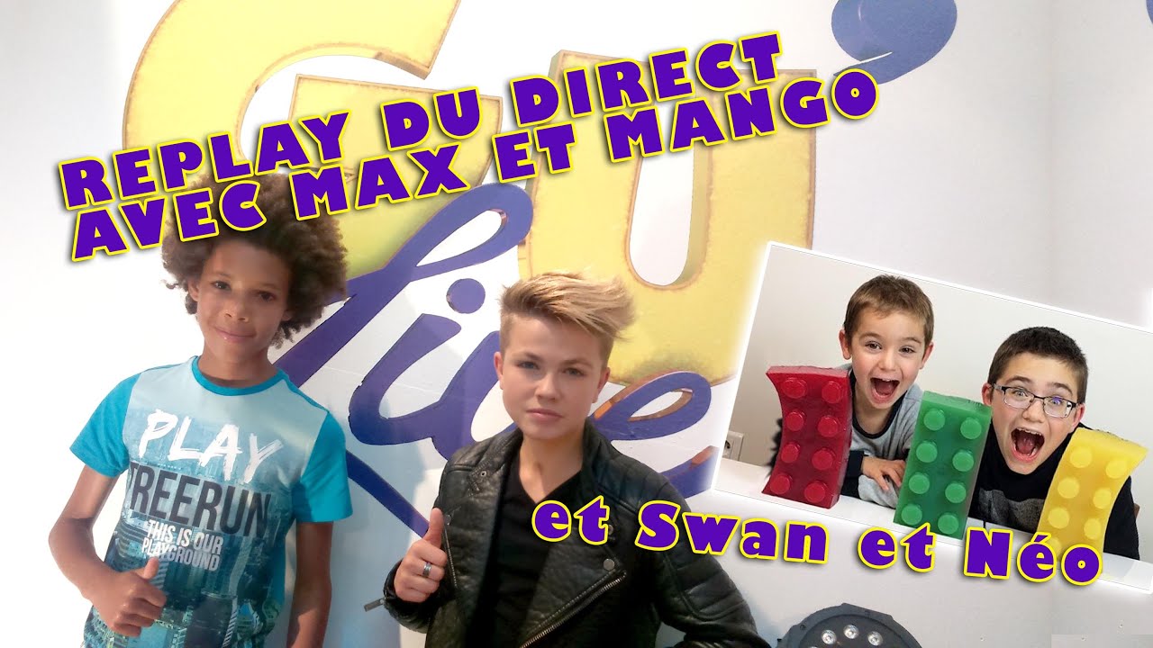 Max et Mango live avec Néo et Swan the Voice // Gu'Live en Live