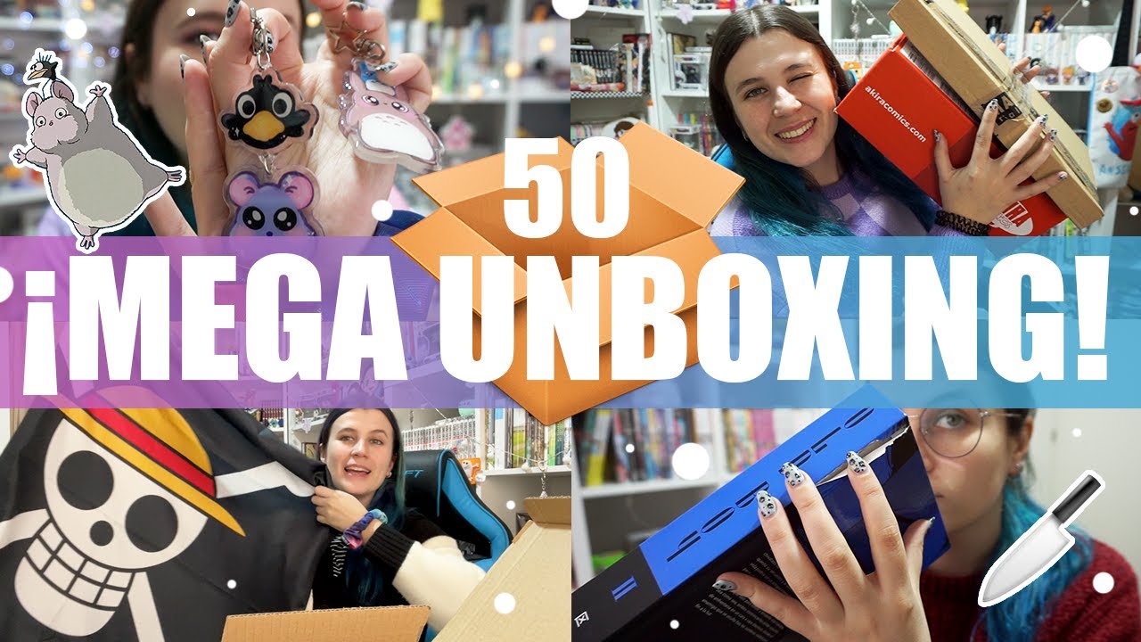 📦 ¡MEGA UNBOXING 50! | Colaboración de ONE PIECE, Manga ROTO, Merch precioso y muchas novedades 📦