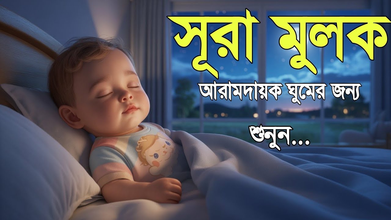 ঘুমানোর আগে অন্তর শীতল কন্ঠে শুনুন সূরা আল মূলক এক ঘন্টা তেলাওয়াত | Surah Mulk by Shamsul Haque