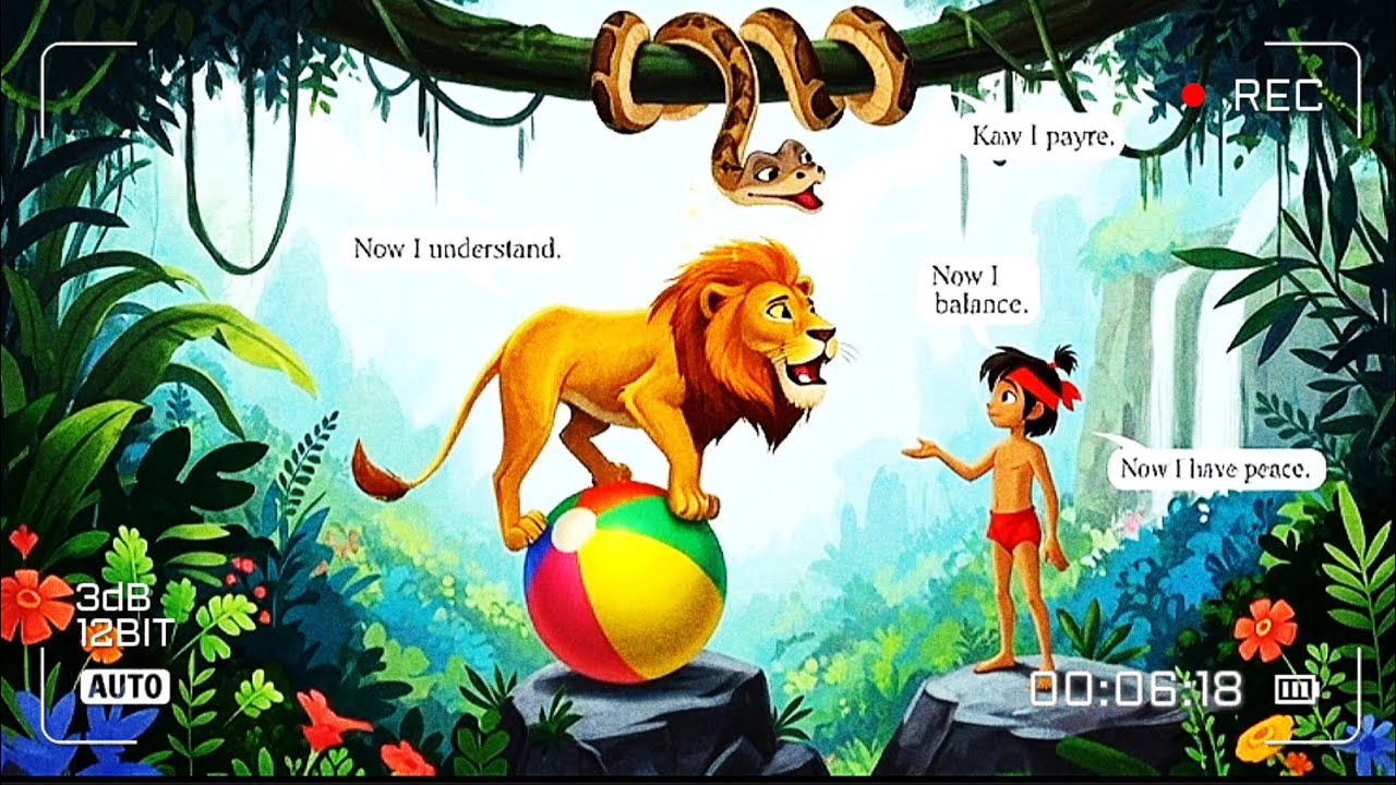 Mowgli’s Eyes Glaze Over — Kaa’s Hypnotic Power | The Jungle Book Dark Scene