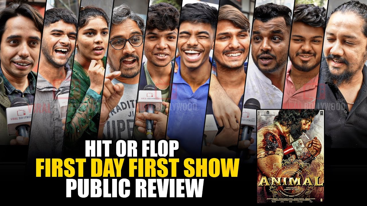 Animal Movie | FIRST DAY FIRST SHOW | Public Review | HIT or FLOP | Ranbir Kapoor, Bobby Deol
