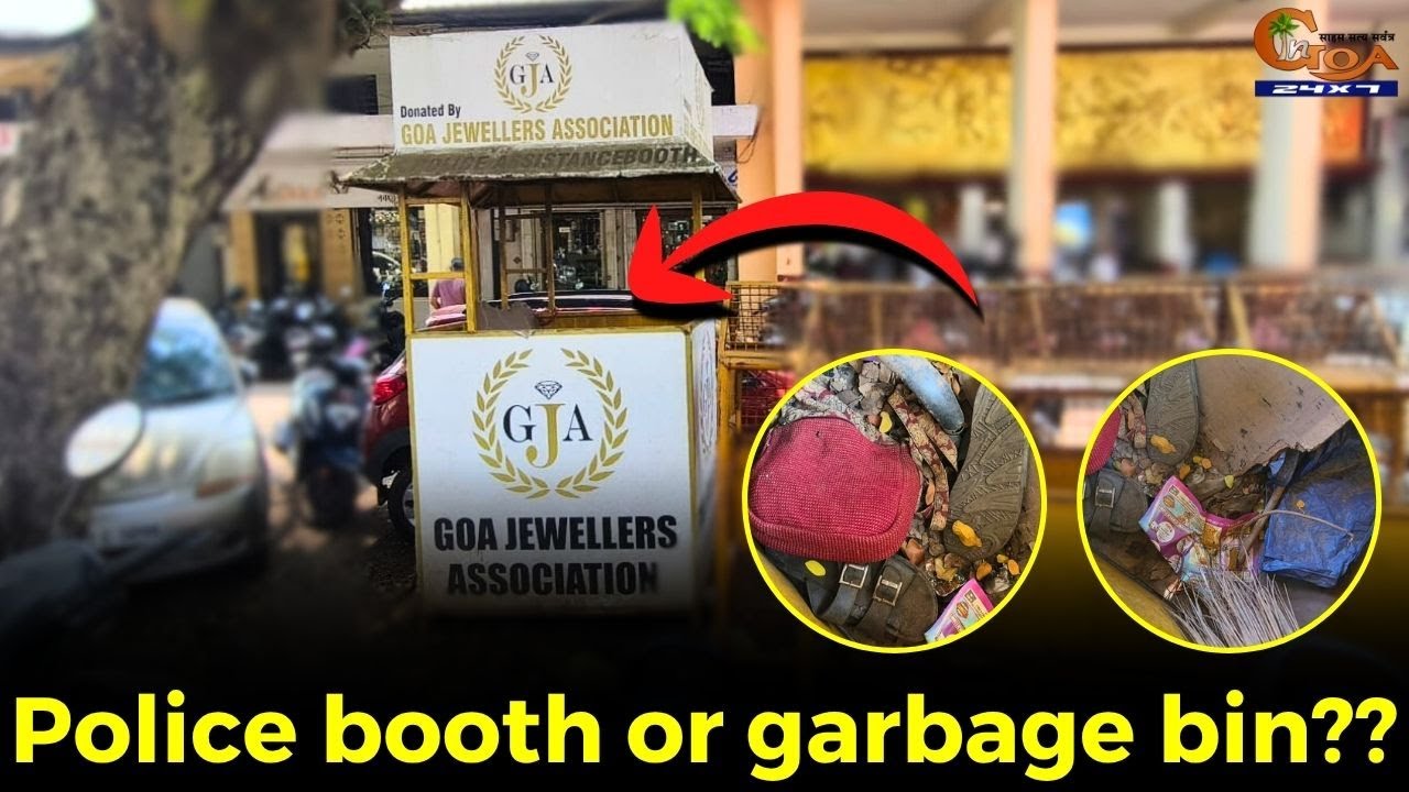 Police booth at Mapusa market abandoned, turned into garbage dump