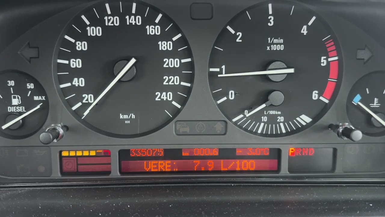 BMW 525 d E39 Cold Start