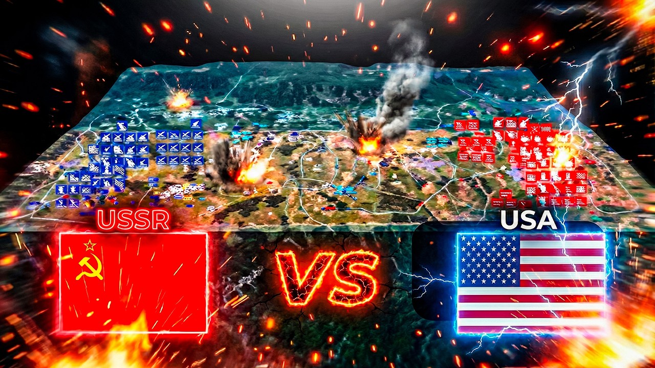 WARNO: USA vs USSR &mdash; Massive Total War Simulation (4K)