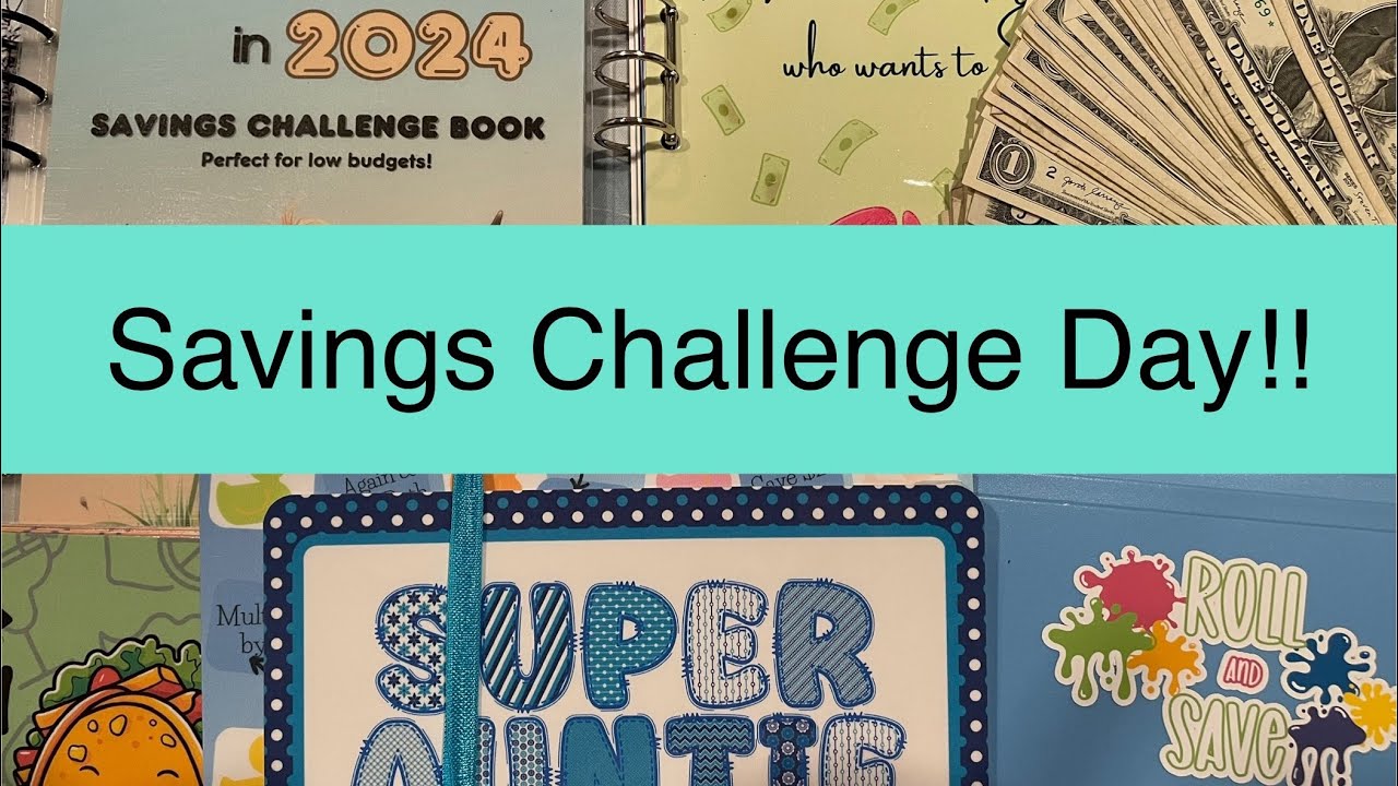 Cash Stuffing Savings Challenges ​⁠l $180 l Nov W4