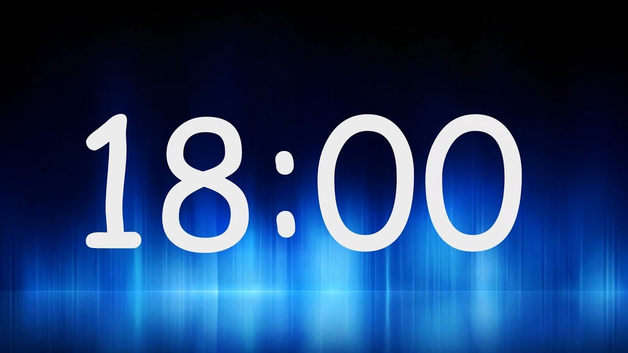 18:00 Minutes Timer / Countdown from 18min