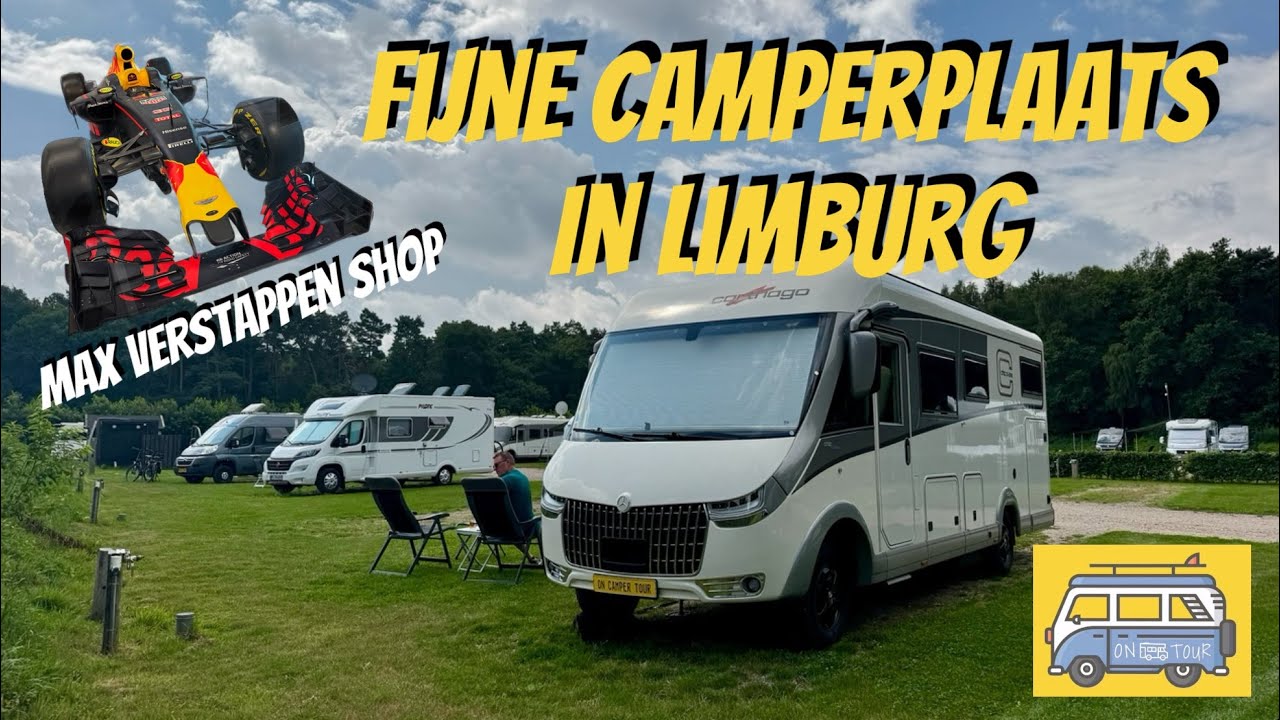 #350 Fijne camperplaats in Limburg & bezoekje Max Verstappen shop