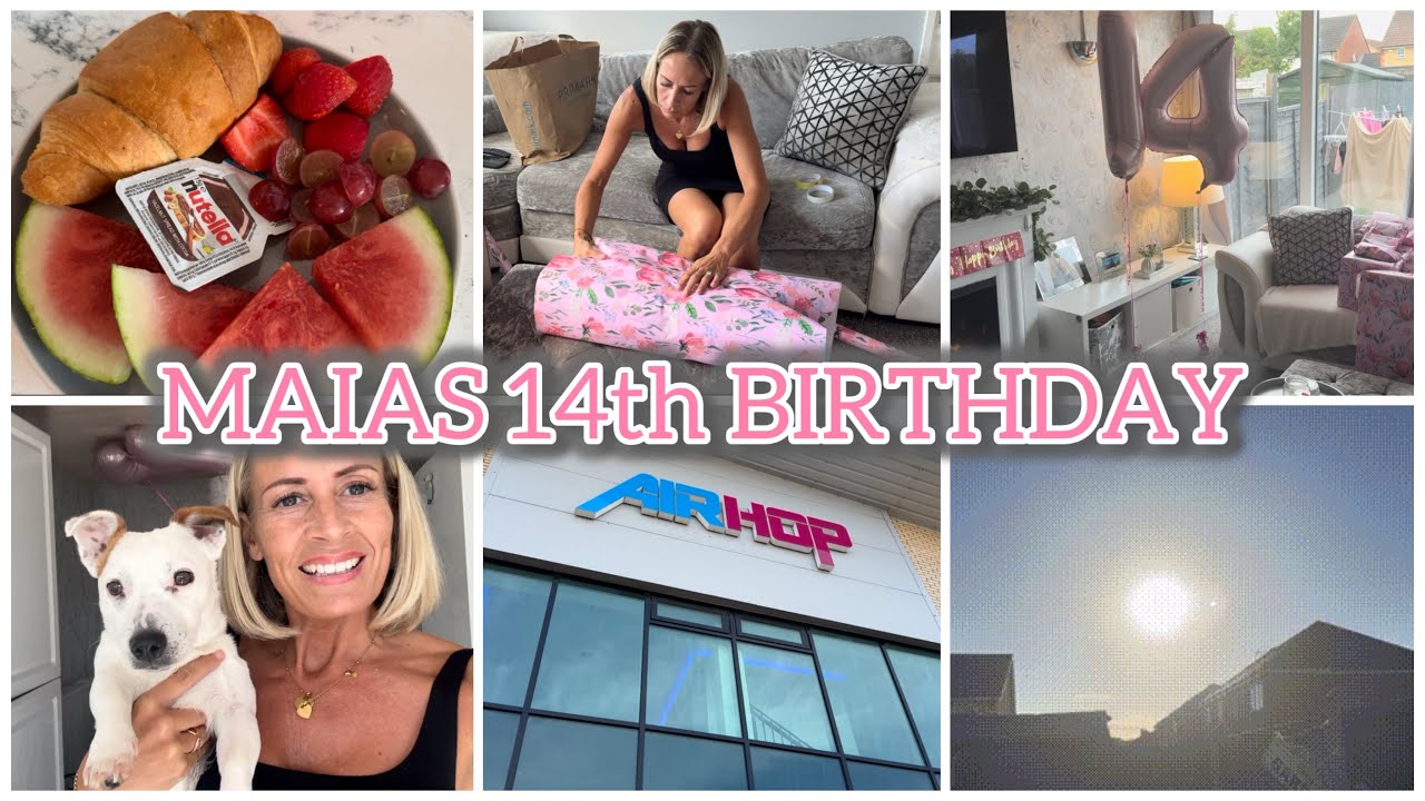 SPEND A COUPLE OF DAYS WITH A UK SAHM | MAIAS BIRTHDAY + MUCH MORE | 