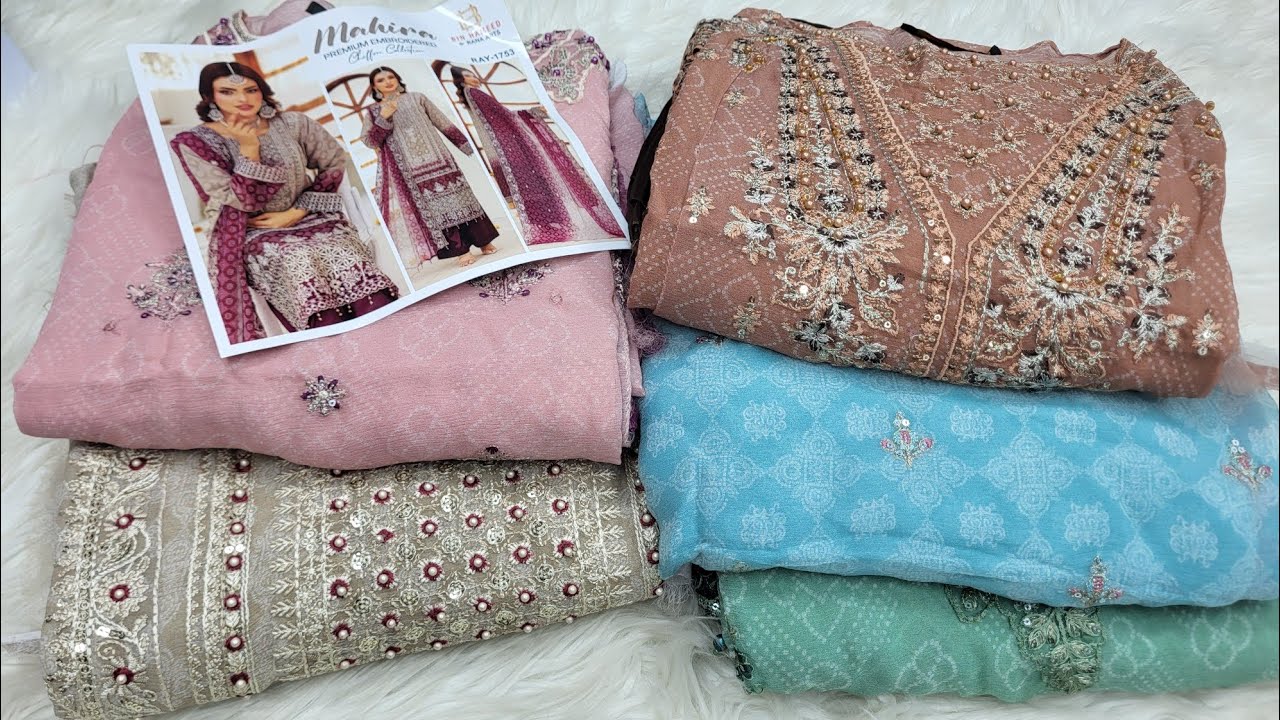 Binhameed Mahira Pakistani Premium Eid Dress for Girls | Exclusive Pakistani Three piece 2026