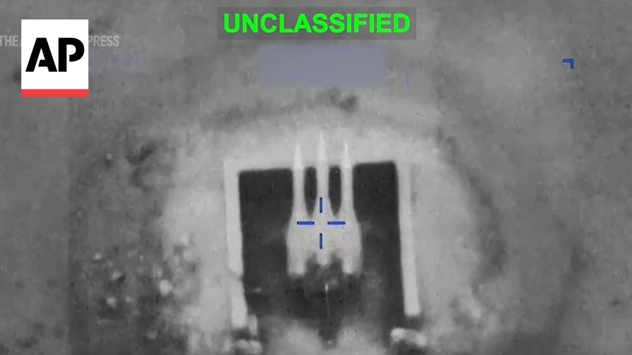 US Department of Defense releases videos showing strikes on Iran