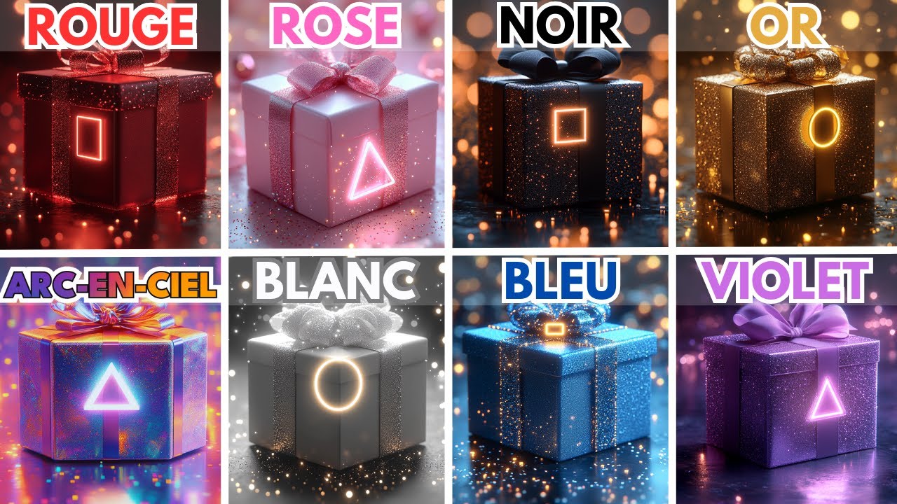 🎁 Choisis Ton Cadeau 8 🔴⬛🔺🦑 &Eacute;dition Squid Game | Cadeau Surprise ! 8 Bo&icirc;tes Cadeaux 🎁 Quiz Cadeau