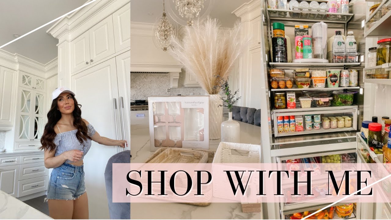 SHOP WITH ME!👛MARSHALLS, FRDIGE ORGANIZATION💕VLOG 12
