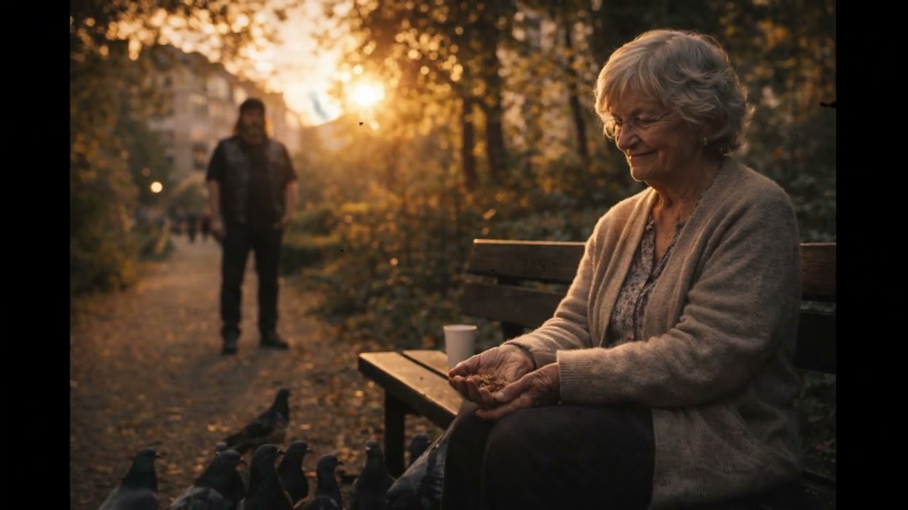Die alte Frau rief die Polizei – doch ein Hells Angel kam und änderte alles.