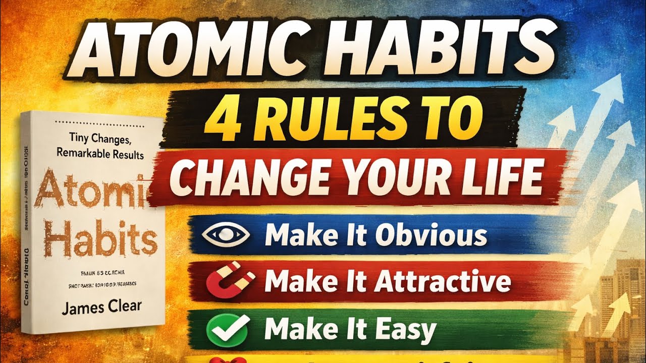 Atomic Habits Book Summary | 4 Rules to Change Your Life