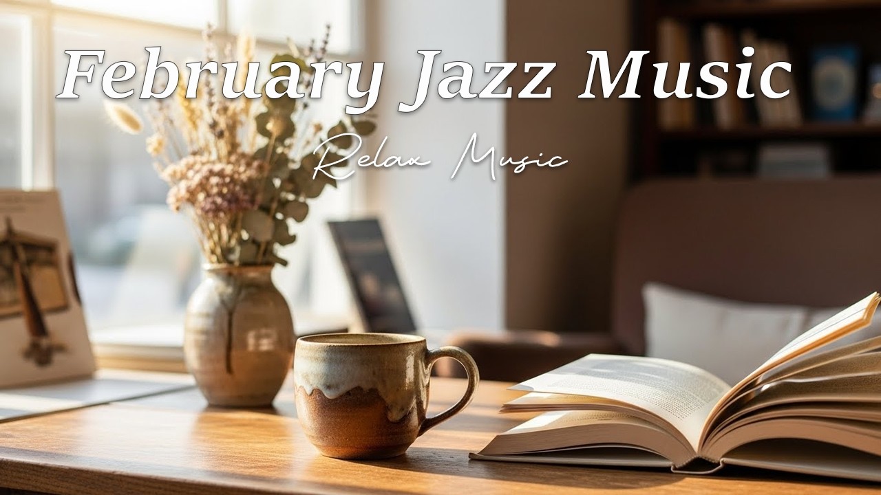 Positive February Jazz ☕ Romantic Bossa Nova Jazz & Soft Latte Vibes for A Happy Holiday