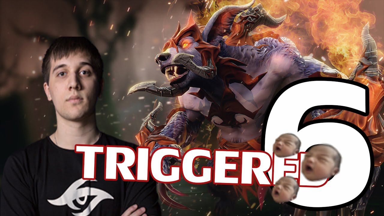 Arteezy - Best Moments #6 - TRIGGERED BABYRAGE FT DRUNK SLADAR