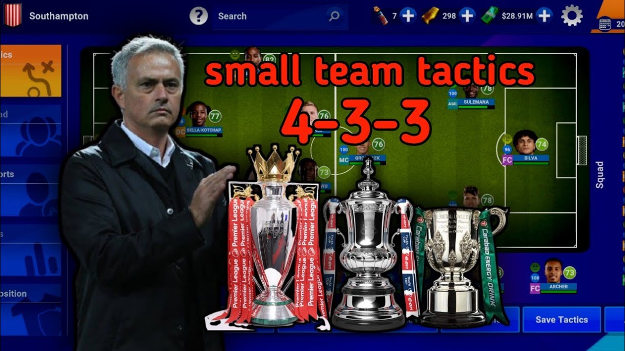 SM25 SMALL TEAM TACTICS ⚽💥 || WIN EVERYTHING 🔥🔥