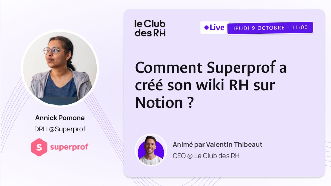 Comment Superprof a crée son wiki RH avec Notion