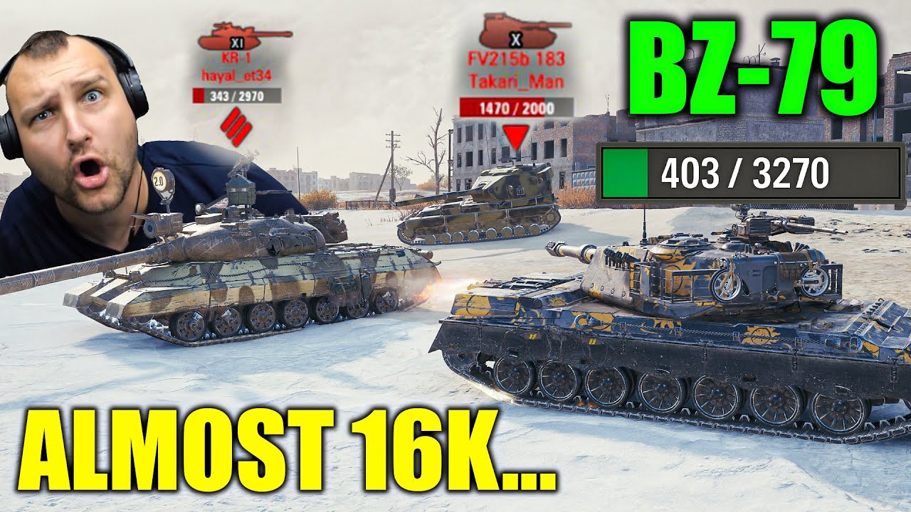 BZ-79 – Almost 16K DAMAGE and THE ENDING IS CRAZY!!!