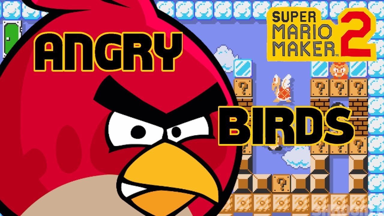 Super Mario Maker 2 (SMM2) - Angry Birds by Arnau_196 - So Angry!! - No Commentary