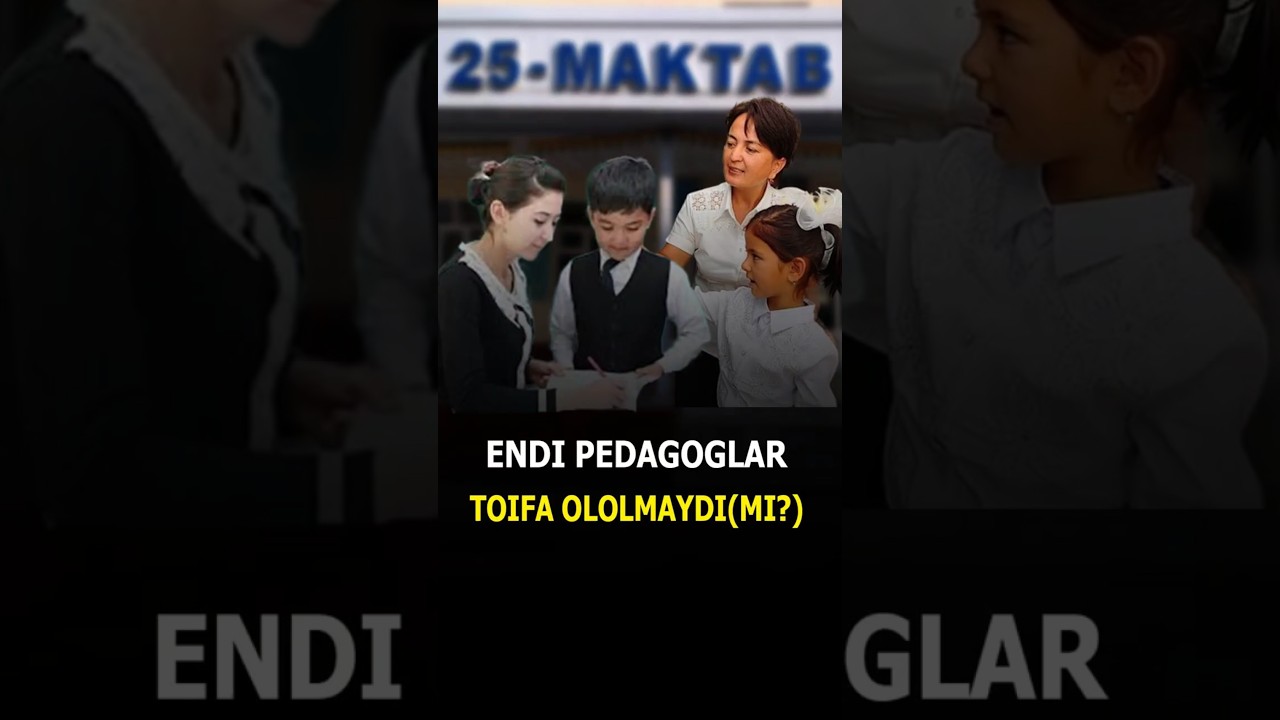 Endi pedagoglar toifa ololmaydi(mi?)  #news #live #education #school #rek #taftish #maktab #pedagog